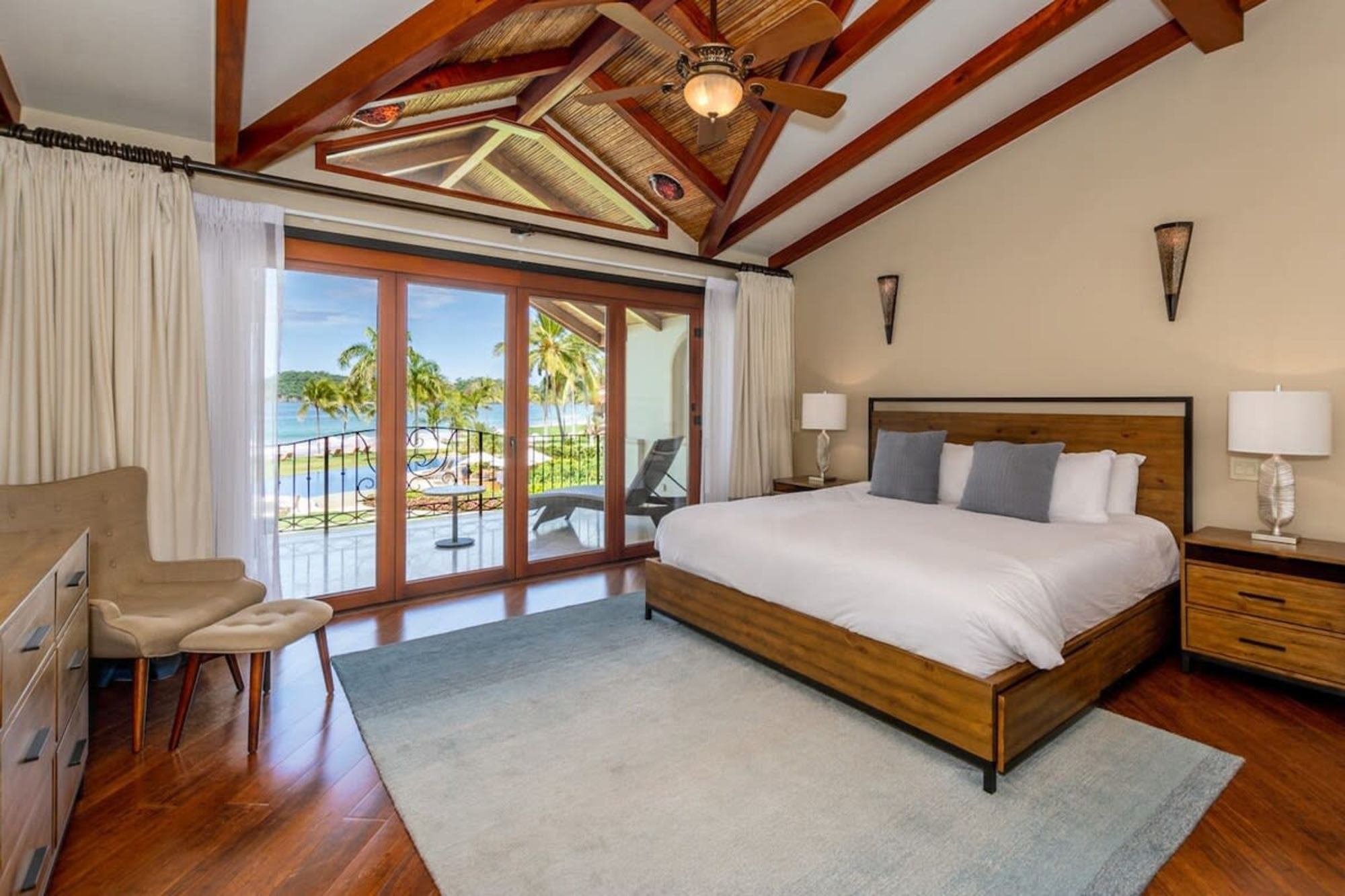 Primary bedroom with ocean view