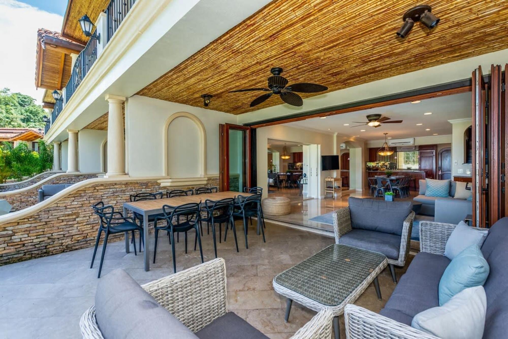 Open living and kitchen